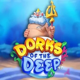 Dorks of the Deep logo by Hacksaw Gaming at Crystal Roll CasinoDorks of the Deep