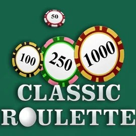 Roulette slot icon by OneTouch Games, available at Crystal Roll Casino